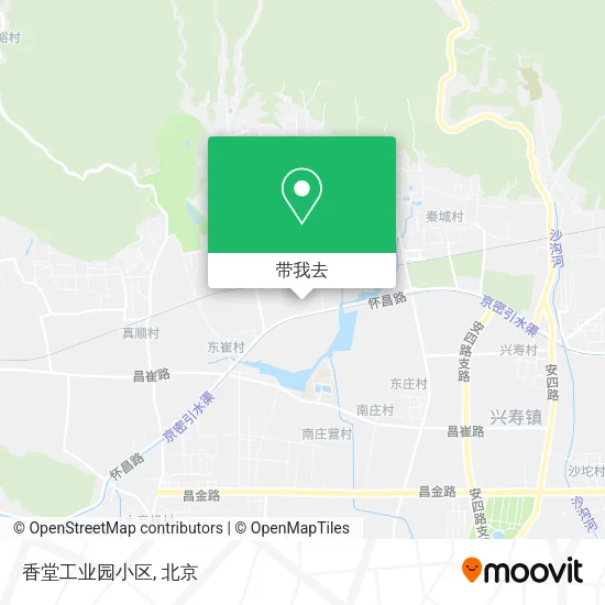 香堂工业园小区地图