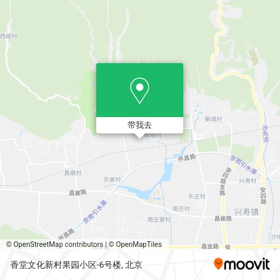 香堂文化新村果园小区-6号楼地图
