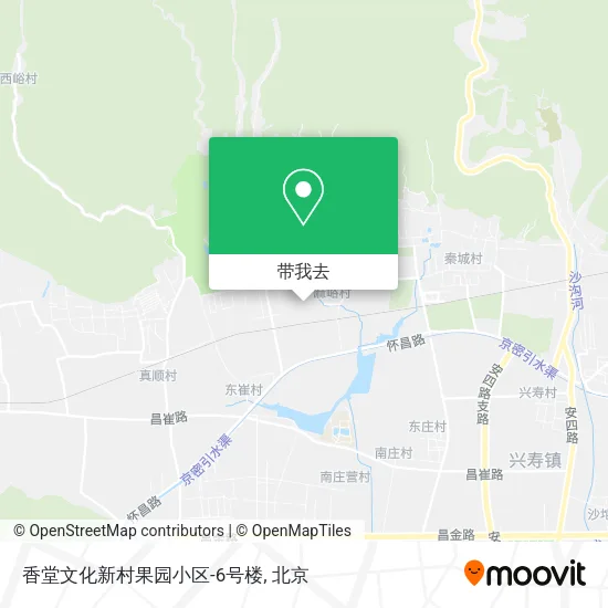 香堂文化新村果园小区-6号楼地图