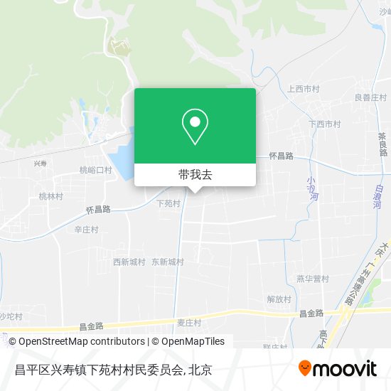 昌平区兴寿镇下苑村村民委员会地图