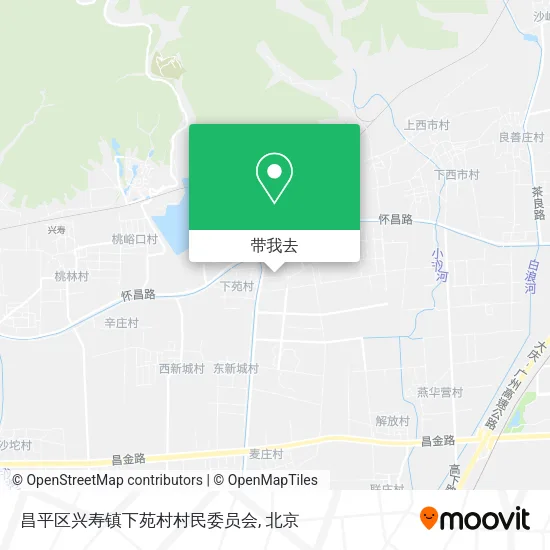 昌平区兴寿镇下苑村村民委员会地图