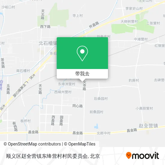顺义区赵全营镇东绛营村村民委员会地图