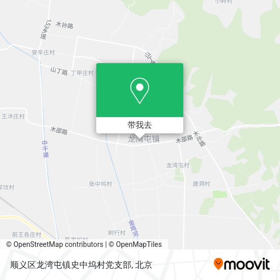 顺义区龙湾屯镇史中坞村党支部地图