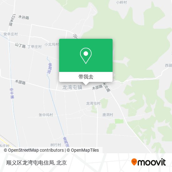顺义区龙湾屯电信局地图