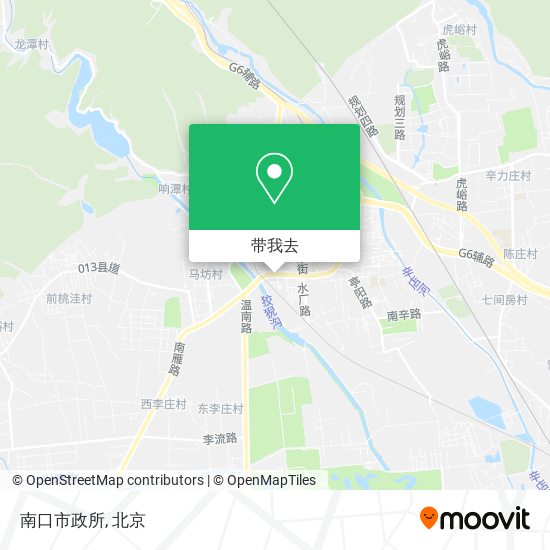 南口市政所地图