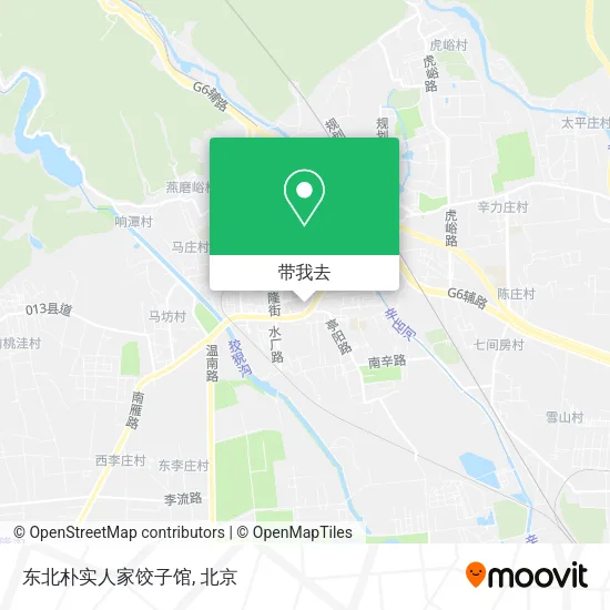 东北朴实人家饺子馆地图