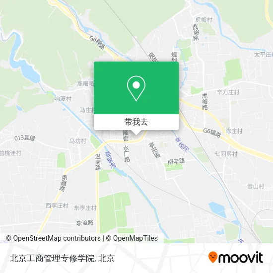 北京工商管理专修学院地图