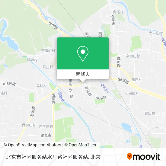 北京市社区服务站水厂路社区服务站地图