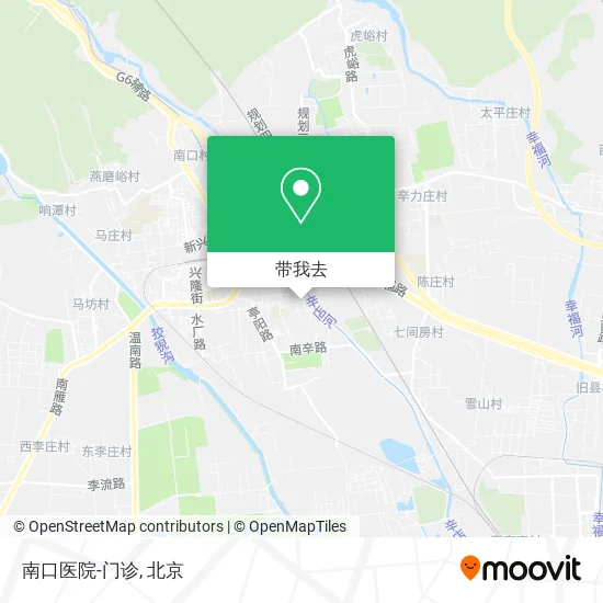 南口医院-门诊地图
