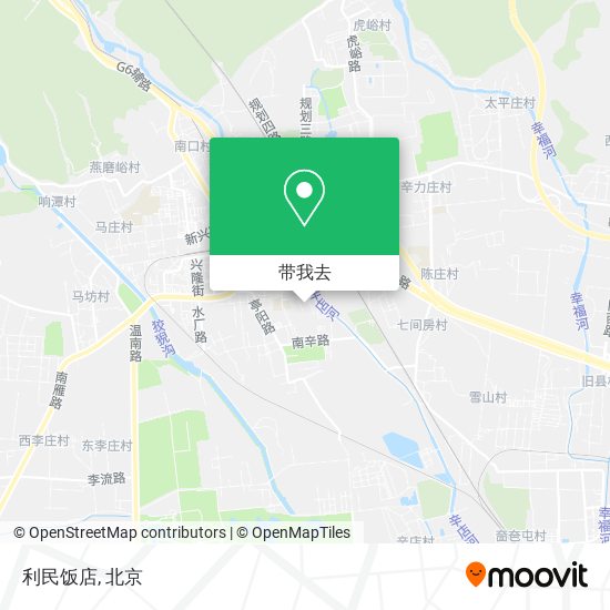 利民饭店地图