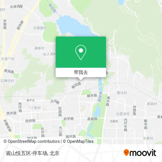 观山悦五区-停车场地图