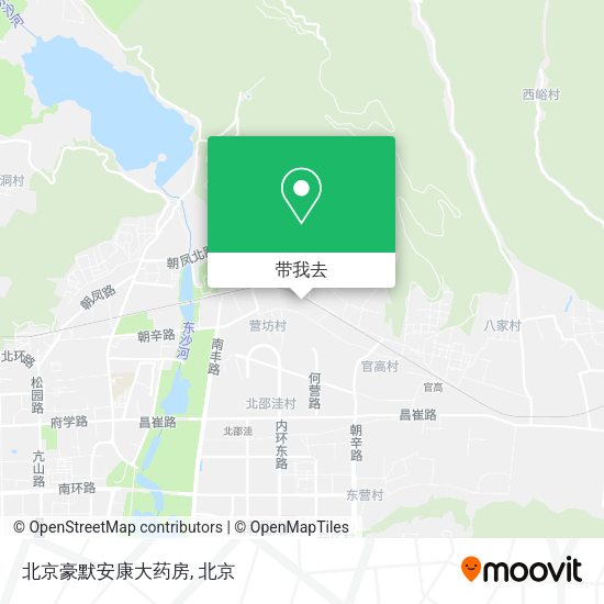 北京豪默安康大药房地图