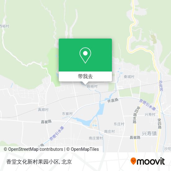 香堂文化新村果园小区地图