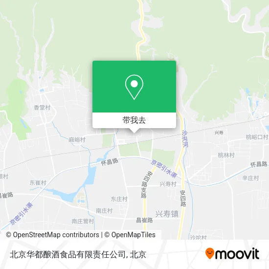 北京华都酿酒食品有限责任公司地图