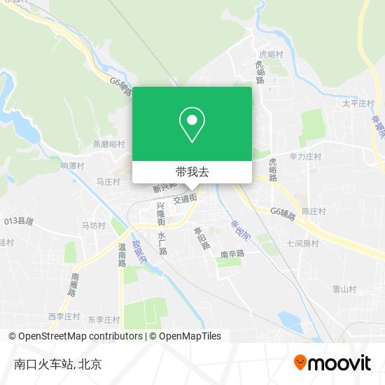 南口火车站地图