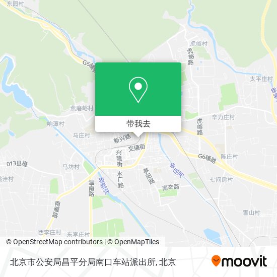 北京市公安局昌平分局南口车站派出所地图
