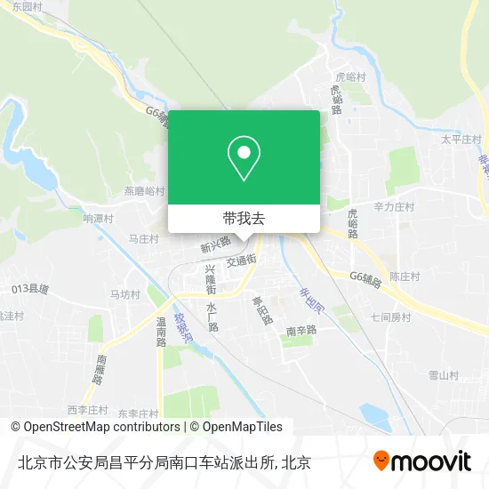 北京市公安局昌平分局南口车站派出所地图