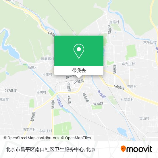 北京市昌平区南口社区卫生服务中心地图
