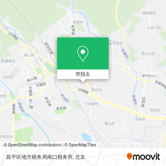 昌平区地方税务局南口税务所地图