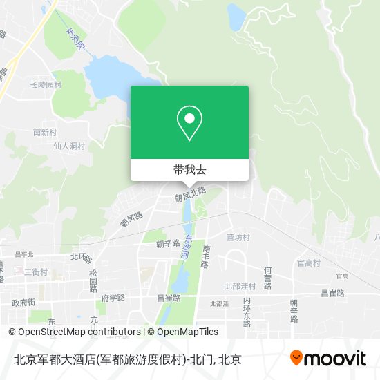 北京军都大酒店(军都旅游度假村)-北门地图