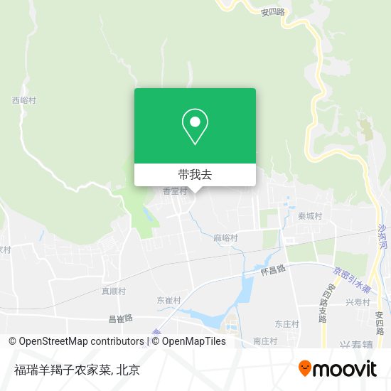 福瑞羊羯子农家菜地图