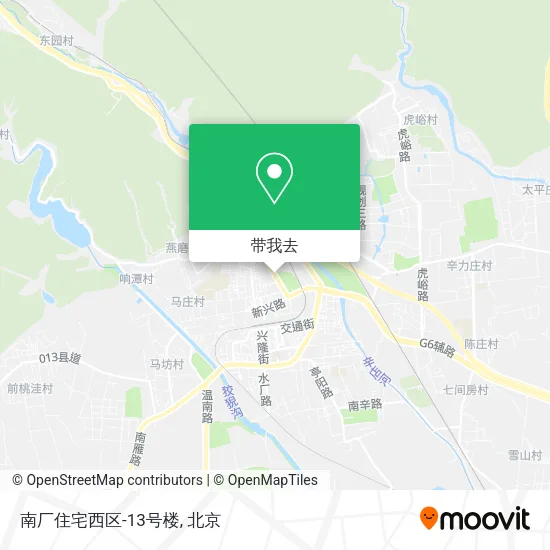 南厂住宅西区-13号楼地图
