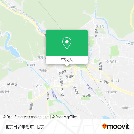 北京日客来超市地图