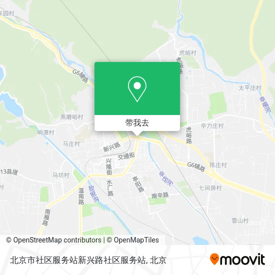 北京市社区服务站新兴路社区服务站地图