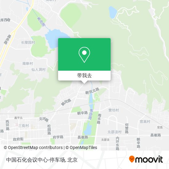 中国石化会议中心-停车场地图