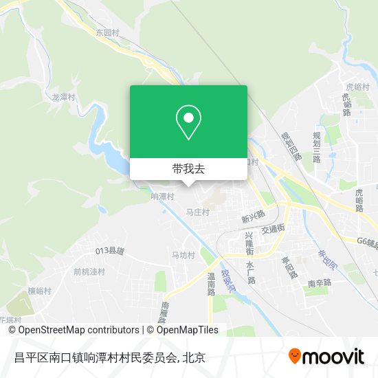 昌平区南口镇响潭村村民委员会地图