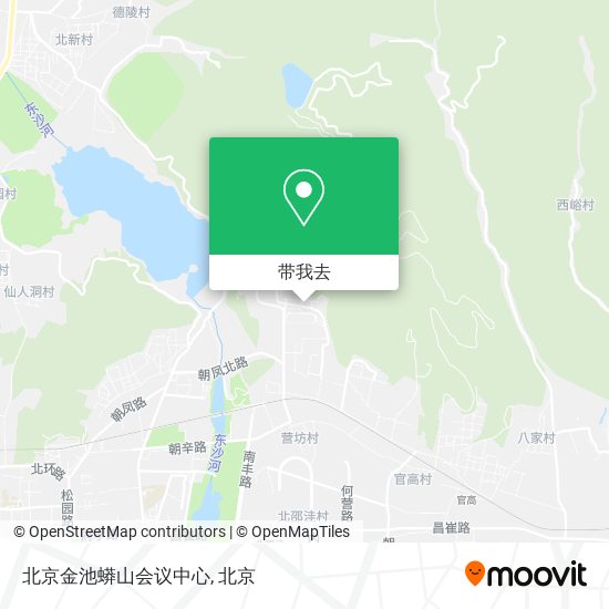 北京金池蟒山会议中心地图