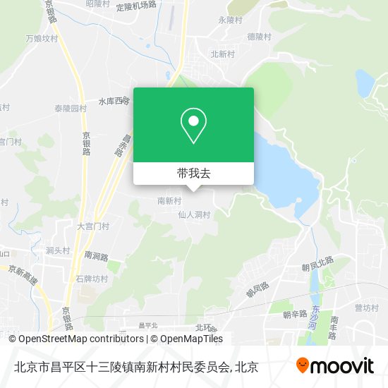 北京市昌平区十三陵镇南新村村民委员会地图