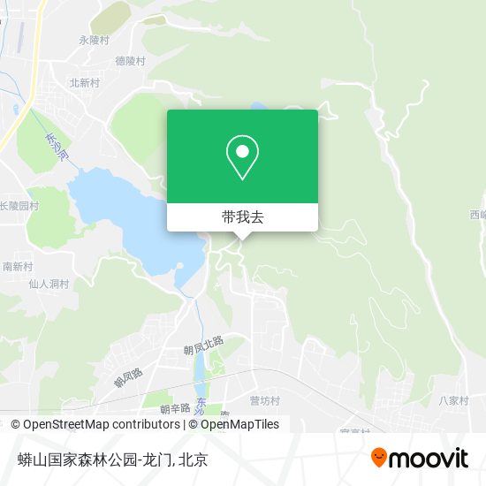 蟒山国家森林公园-龙门地图