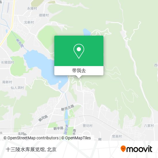 十三陵水库展览馆地图