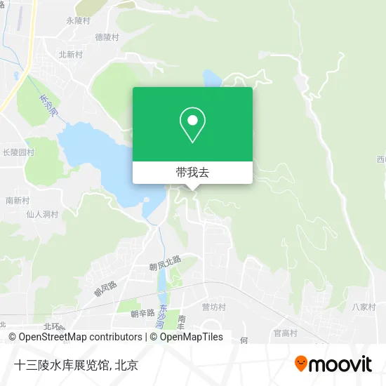 十三陵水库展览馆地图