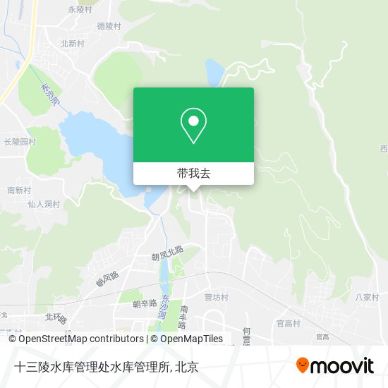 十三陵水库管理处水库管理所地图