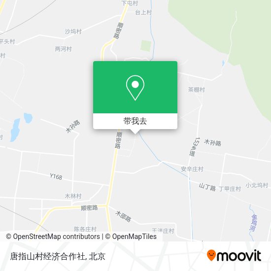 唐指山村经济合作社地图