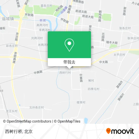 西树行桥地图