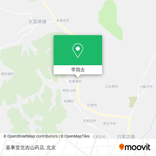 嘉事堂北吉山药店地图