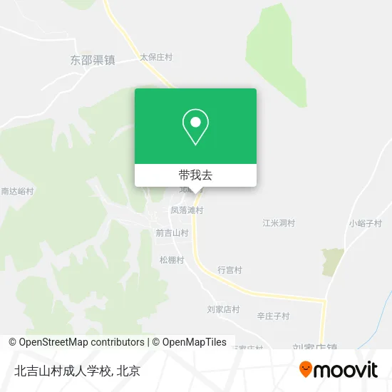 北吉山村成人学校地图