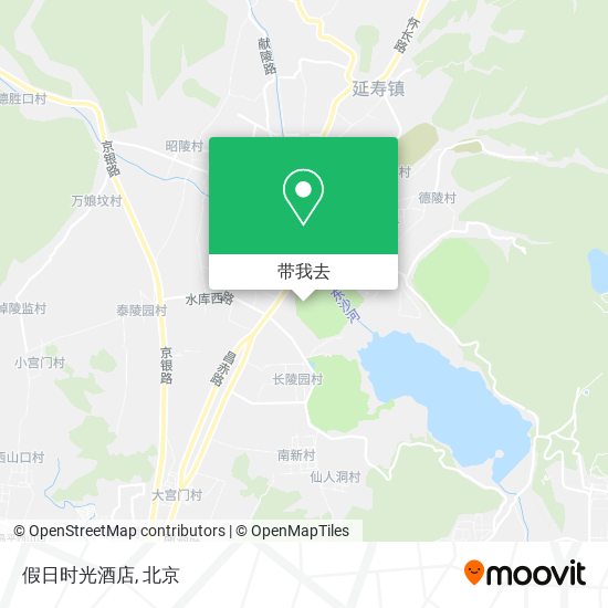 假日时光酒店地图