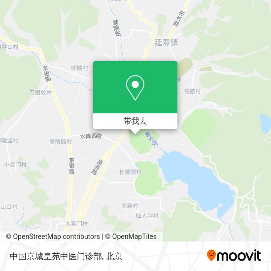 中国京城皇苑中医门诊部地图