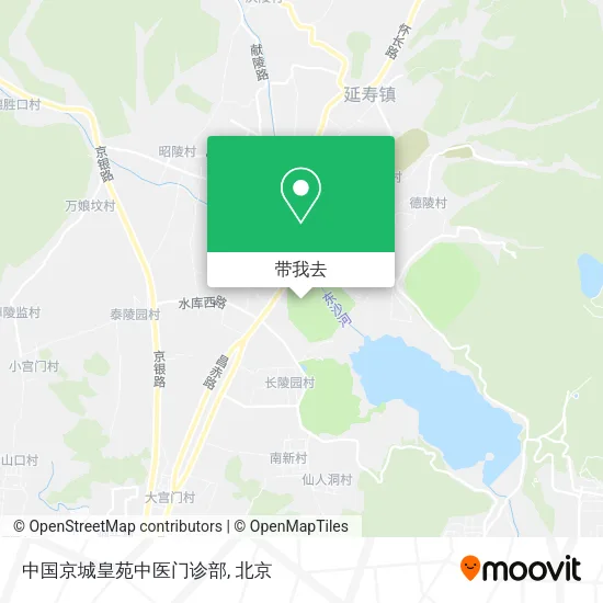 中国京城皇苑中医门诊部地图