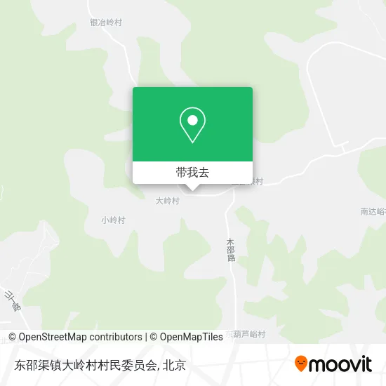 东邵渠镇大岭村村民委员会地图