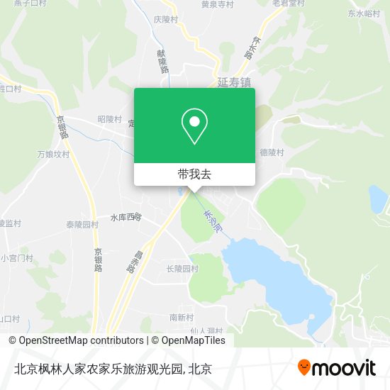 北京枫林人家农家乐旅游观光园地图