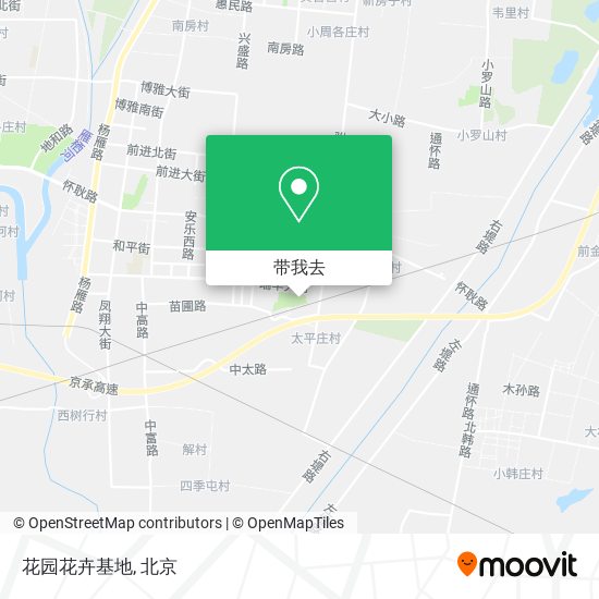 花园花卉基地地图