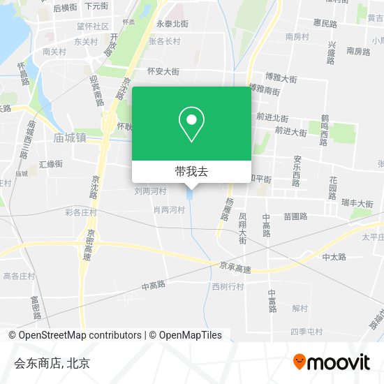 会东商店地图