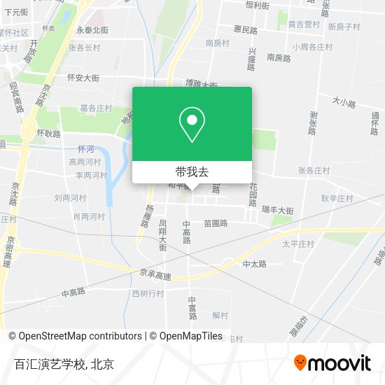 百汇演艺学校地图