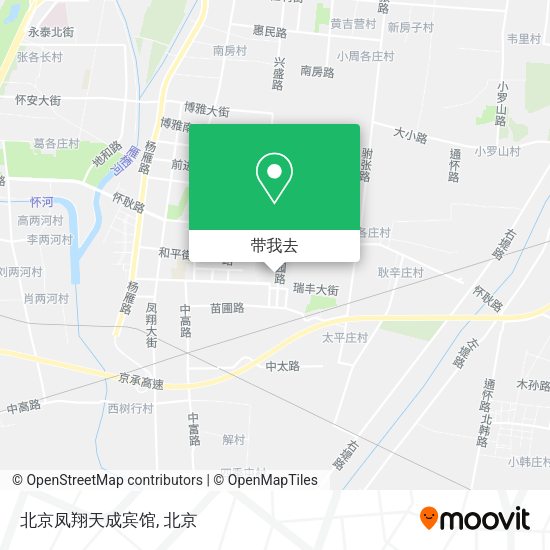 北京凤翔天成宾馆地图