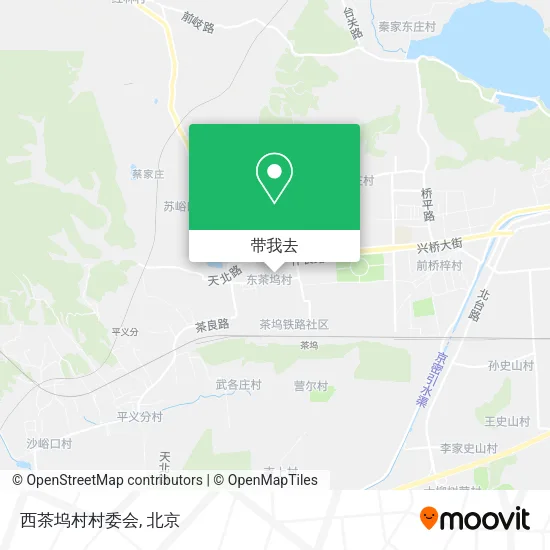 西茶坞村村委会地图